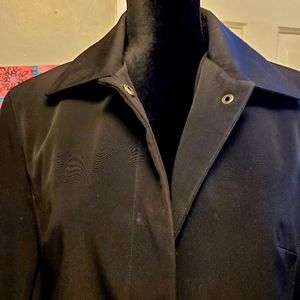 Ann Klein Water Resistant Snapfront Coat Small